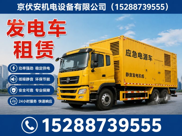 沧州柴油发电机组出租展示图